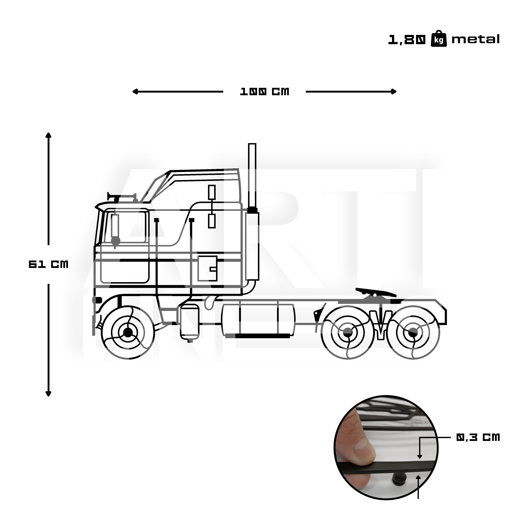Kenworth K100 Frontlenker