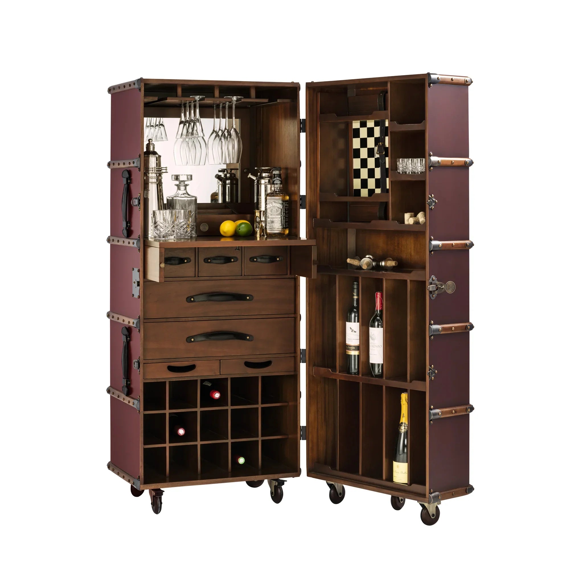 Salonowy Barek, Burgund - widok 5