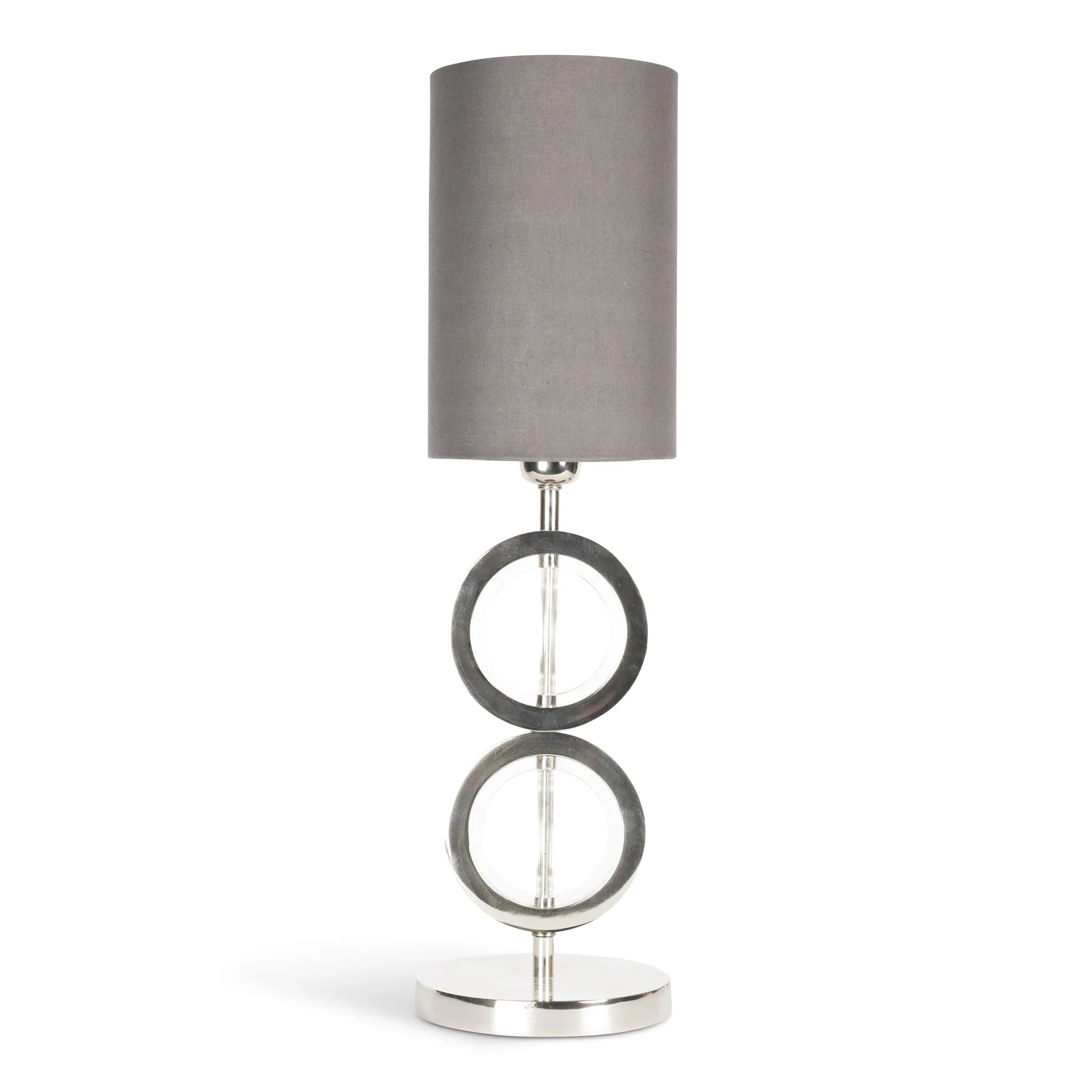 Lampa Art Deco Podwójne Koło, Srebrna - widok 6